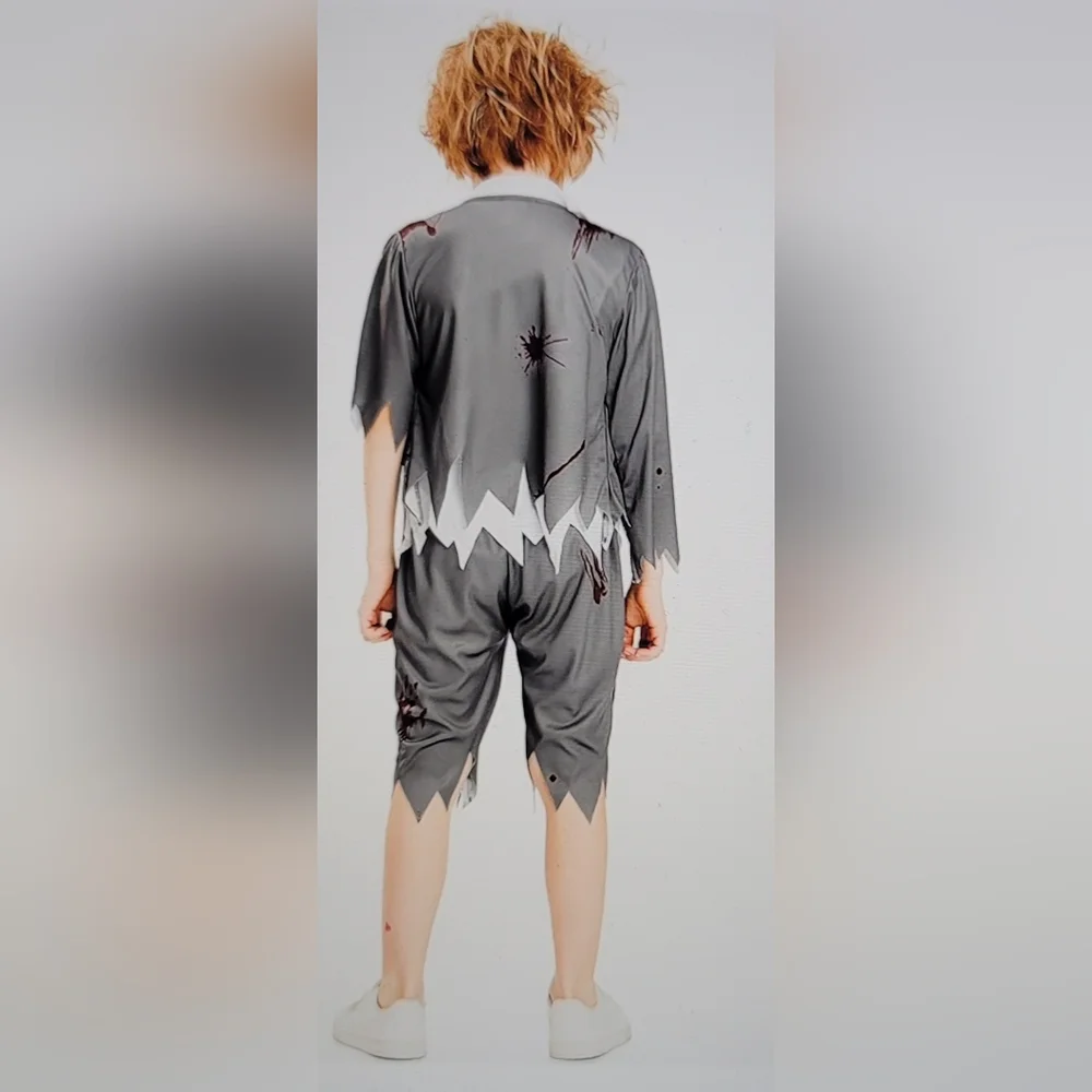 NWT  Zombie Student Costume Haunted House Halloween Party